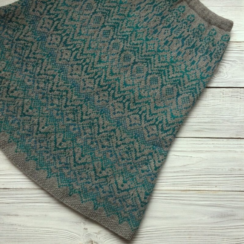 Skirt Knitting Pattern, Knit Skirt Pdf Tutorial, Easy to Knit Skirt PDF ...