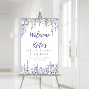 PERSONALIZED Welcome Sign Printable, Bridal Shower Welcome Sign, Baby Shower Welcome Sign, The Social Season Is Upon Us