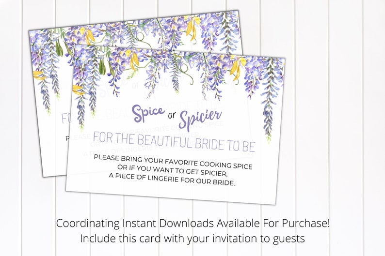Recipes for the Bride, Recipe Card Request, Share A Recipe, Bridal