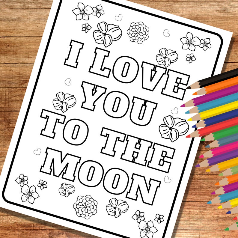 Mother's Day Coloring Pages For Kids, Printable Coloring Pages, Mother's Day Party Activety, Printable Mother's Day Cards image 5