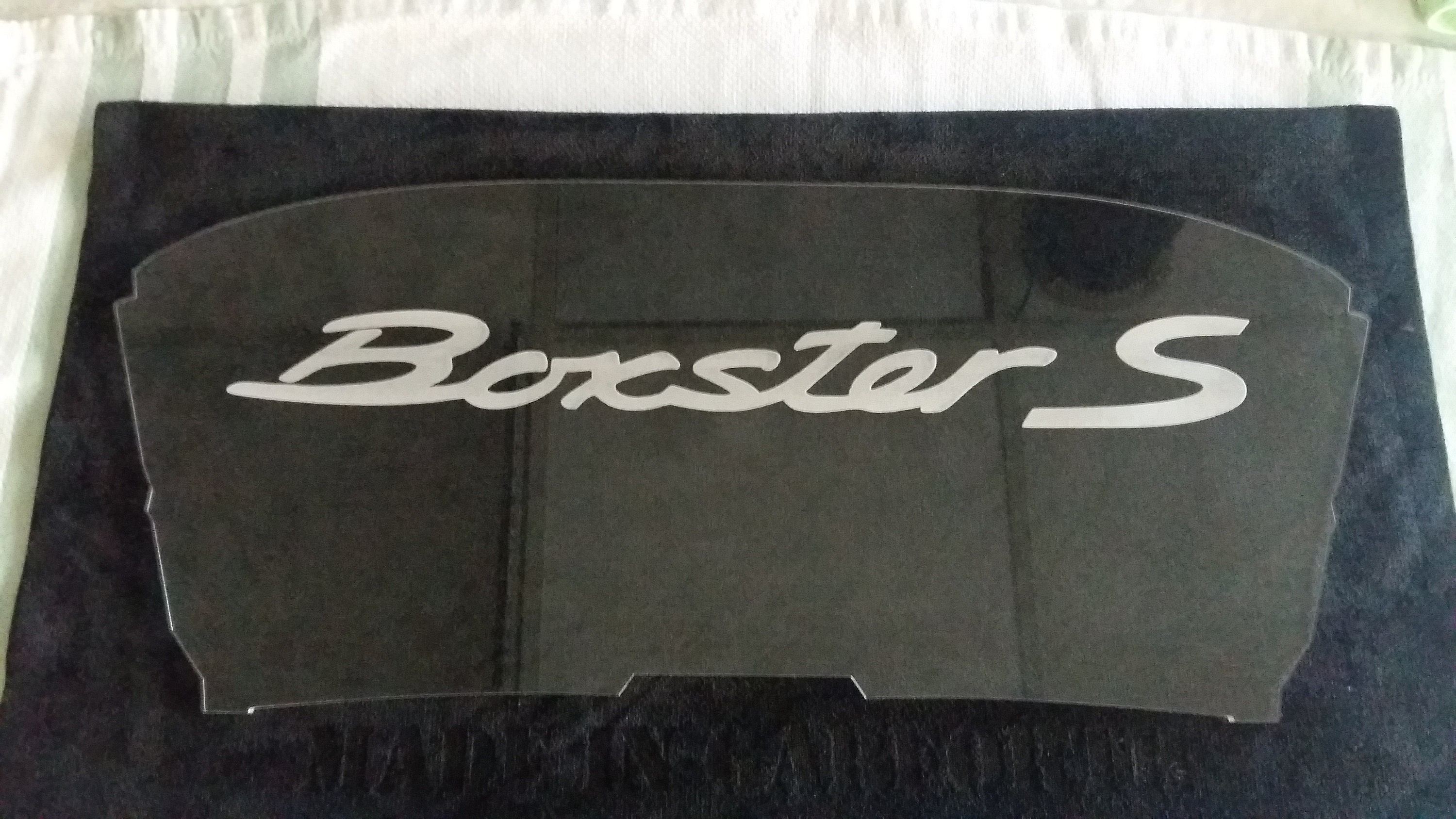 Pair Of Black A-Pillar Wind Deflectors For Porsche 718 & 981 Cayman & Boxster - No Drilling
