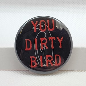 Misery button - button - pinback button - pin - horror movies