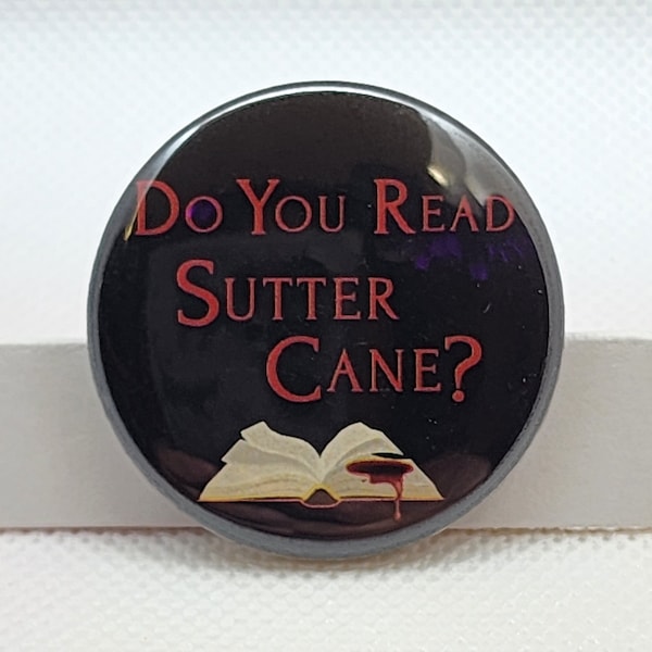 In the Mouth of Madness button - Sutter Cane - pinback button - button - pin - horror movies - sci-fi horror