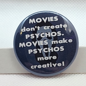 Scream button - Ghostface - horror movies - button - pinback button - pin