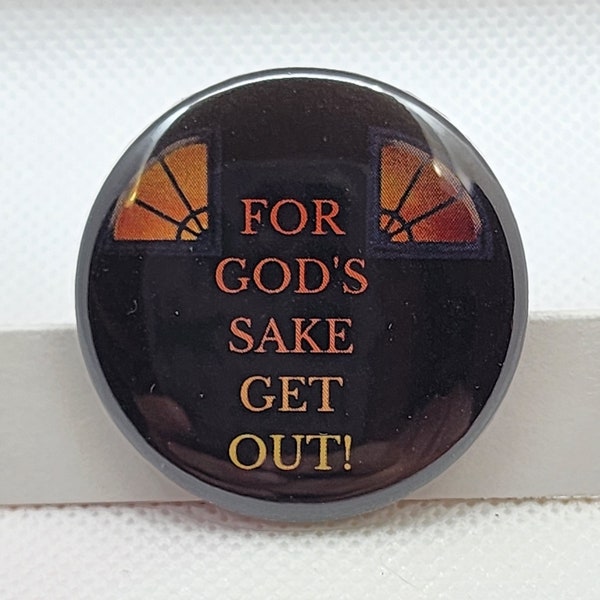 The Amityville Horror button - button - pinback button - pin - classic horror - horror movies