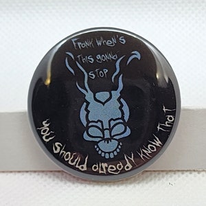 Donnie Darko button - button - pinback button - pin - horror movies - sci-fi movies