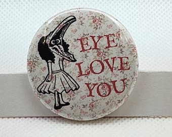 Beetlejuice Barbara button - button - pinback button - pin - horror comedy - Tim Burton