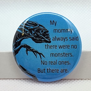 Alien Queen button - Aliens - button - pinback button - pin - horror movies