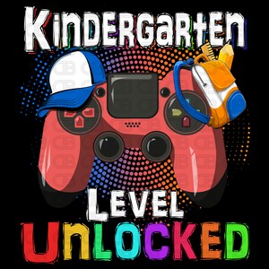 5th Grade Level Unlocked Png Fifth Grade Boys Video Game Etsy