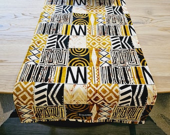 Set of 2 Table Runners| 160cm | 180cm | 200cm | 100% Cotton African Print Fabric