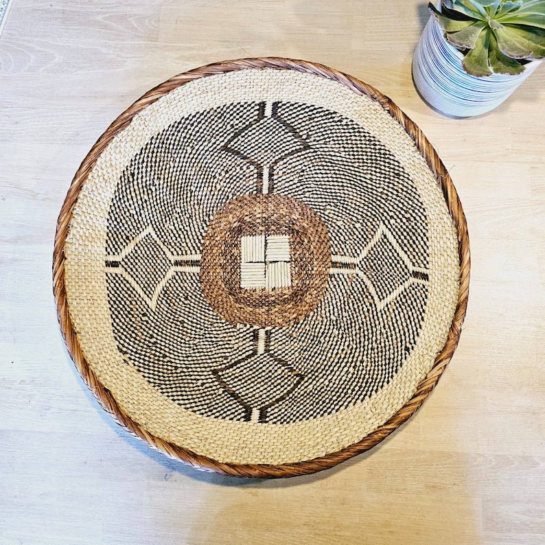 Large 45cm Handmade African Wall Baskets Zimbabwe Etsy