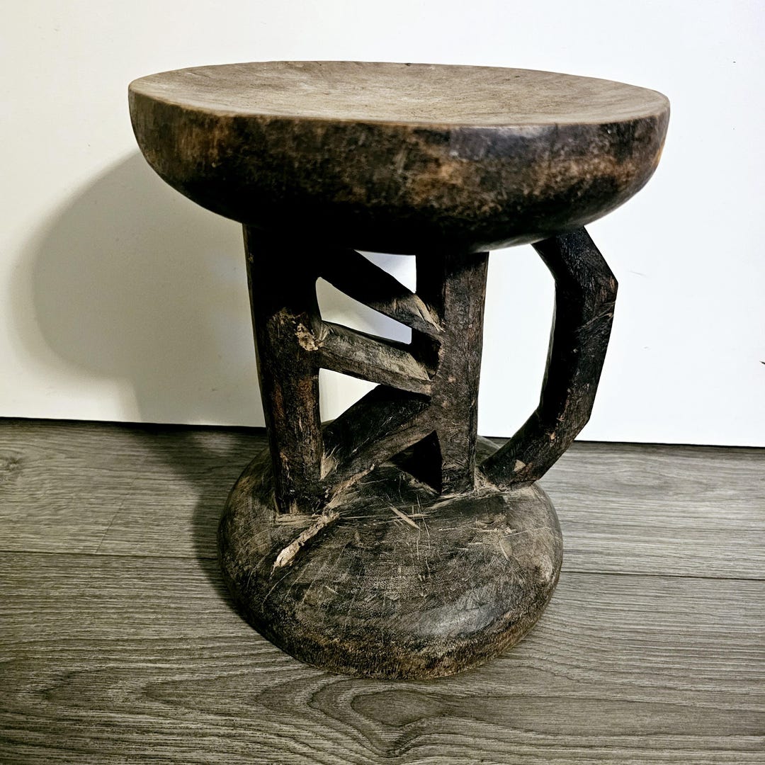 Vintage Antique Tonga Stool Batonga Stool Hand Carved Wooden Stool - Etsy
