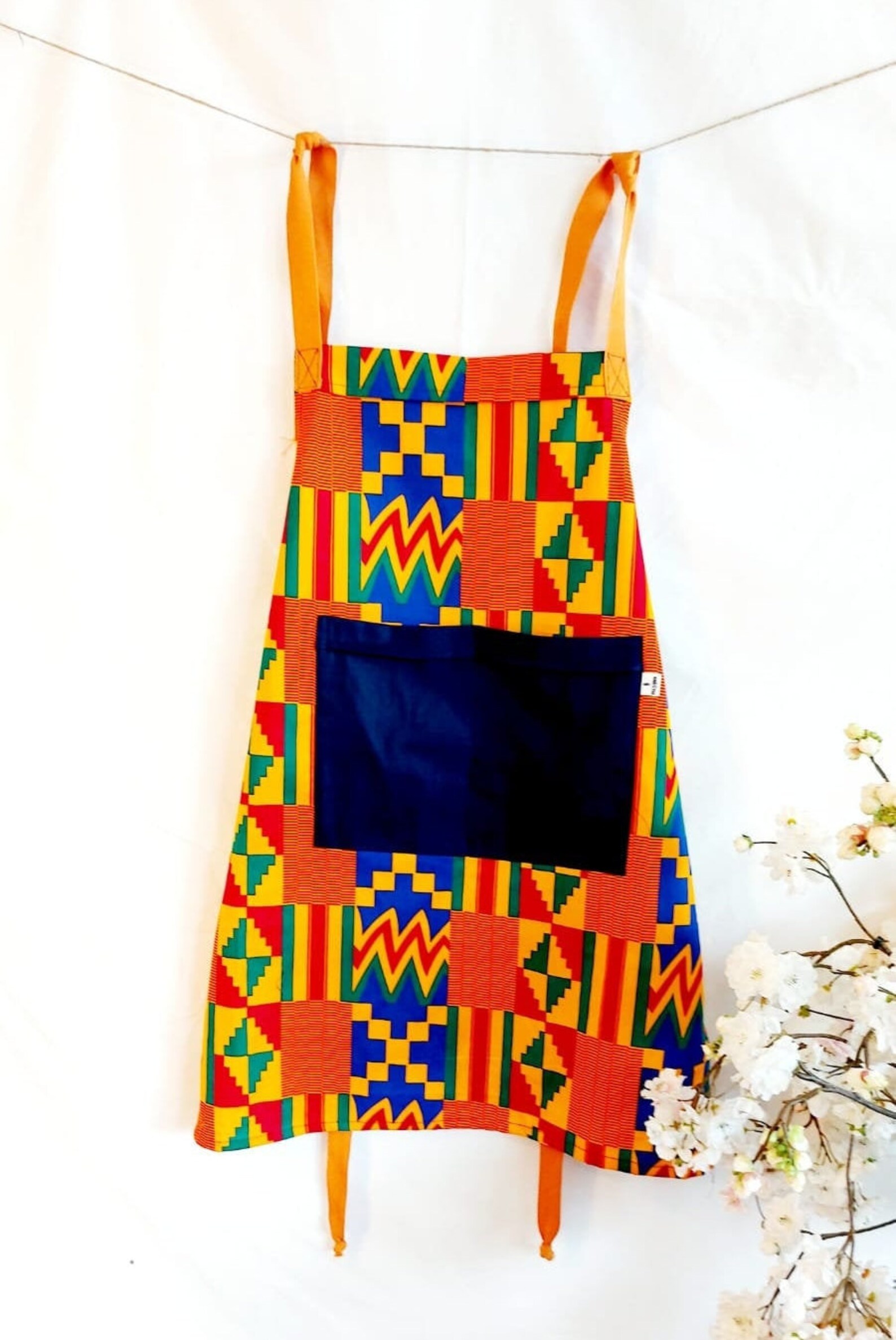African Print Apron Etsy