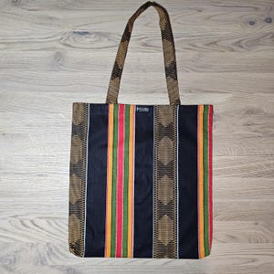 Handmade African Print Tote Bag | Beach Bag | Shopping Bag