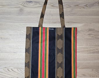 Handmade African Print Tote Bag | Beach Bag | Shopping Bag