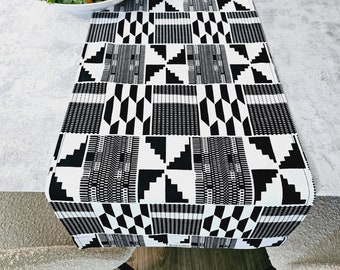 Set of 2 Table Runners 160x35cm | 180x35 | 200x35cm | 100% African Print Fabric