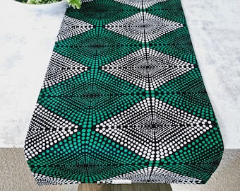 Set of 2 Table Runners 160x35cm | 180x35 | 200x35cm | 100% Cotton African Print Fabric
