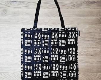 Handmade African Print Tote Bag | Beach Bag | Shopping Bag