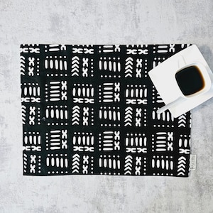 Handgefertigtes 4er-Set | 8 Tischsets | 32cmx42cm | Boho inspirierte waschbare Tischsets | Tischsets aus 100% Baumwolle.