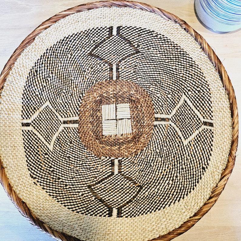 Large 45cm Handmade African Wall Baskets Zimbabwe Etsy