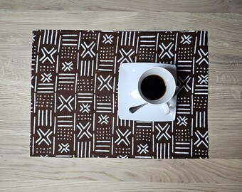 Handmade Set of 4 | 8 Placemats | 32cmx42cm | Bohemian Inspired Washable Placemats | 100% Cotton Placemats.