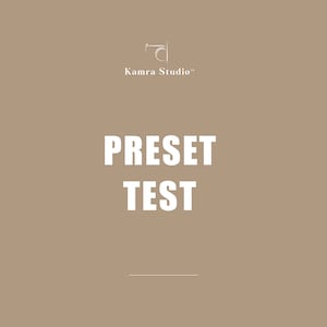 Preset Test | Premium Presets for Photographers - Desktop Preset, Lightroom preset, wedding preset, outdoor preset