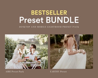 Preset pack, Wedding presets, Lightroom presets, mobile presets, airy presets, desktop presets, bright presets, moody presets