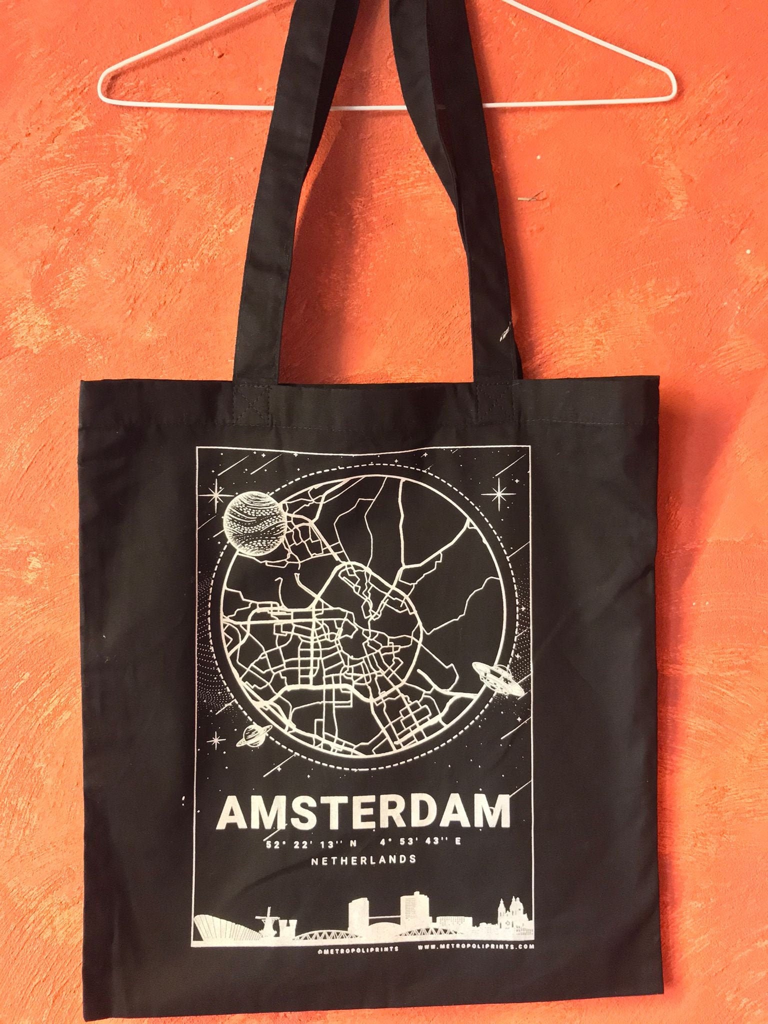 Tote/ Hemp shopping bag Amsterdam Etsy