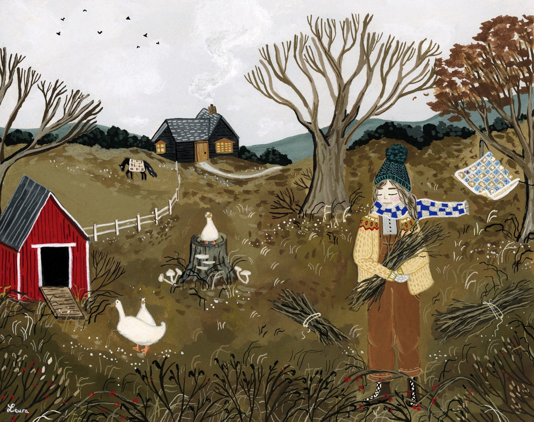 Between Seasons | Fall Art Work - Etsy