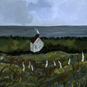 8x10 print of original artwork, *Irish cottage*