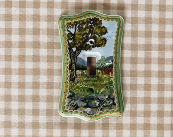 Folk art Light switch cover