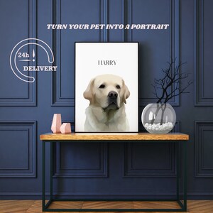 Custom Pet Portrait | Dog Portrait | Cat Portrait | Pet Owner Gift | Digital Art File | Mothers Day Gift | Gift For Her | Gift For Mum