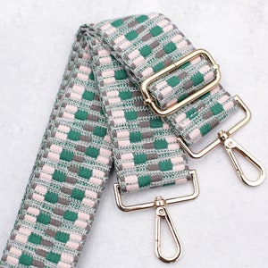 Adjustable Strap For Bag, Adjustable Shoulder Strap, Woven Messenger Bag Strap, Purse Strap Replacement, Guitar Strap For Handbag