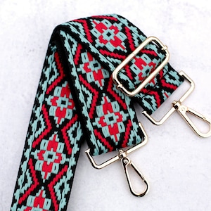 Woven Canvas Purse Strap, Messenger Bag Strap, Purse Strap Replacement, Strap For Bag, Guitar Strap For Handbag, Adjustable Shoulder Strap