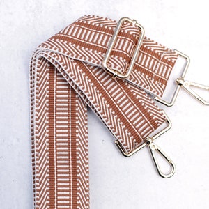 Crossbody Purse Strap, Striped Strap, Adjustable Shoulder Strap, Purse Strap Replacement, Messenger Strap For Bag, Guitar Strap For Handbag