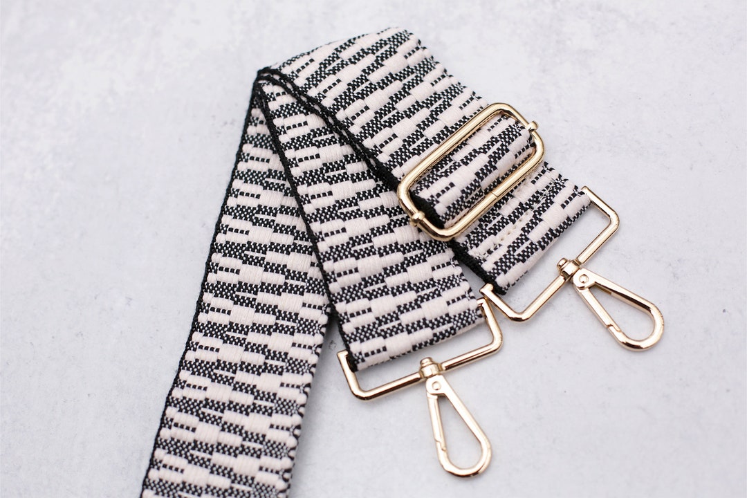 Purse Strap Replacement Woven Messenger Bag Strap, Adjustable Strap for