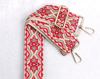 Purse Strap Replacement, Crossbody Messenger Bag Strap, Guitar Strap For Handbag, Adjustable Shoulder Strap, Adjustable Strap For Bag