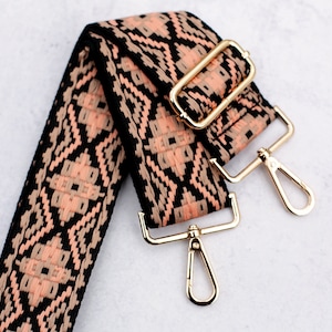 Crossbody Purse Strap, Messenger Bag Strap, Adjustable Strap Bag, Purse Strap Replacement, Guitar Strap Handbag, Adjustable Shoulder Strap