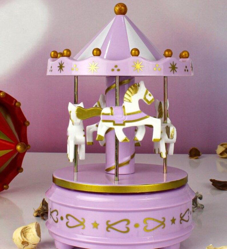 Nostalgic Carousel Music Box Music Box Baby Shower Etsy