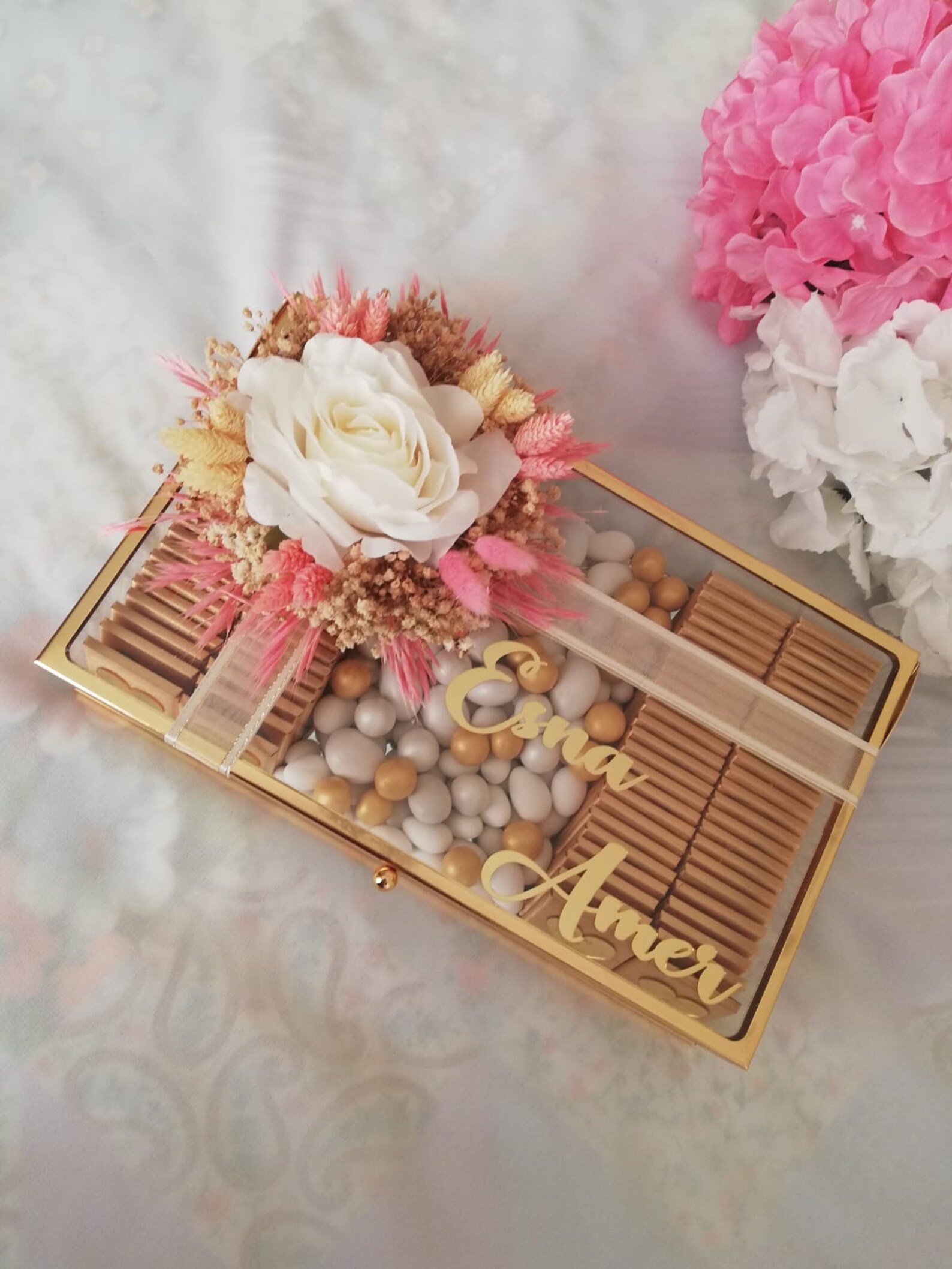 Personalized Engagement Tray Setwedding Ceremony Etsy