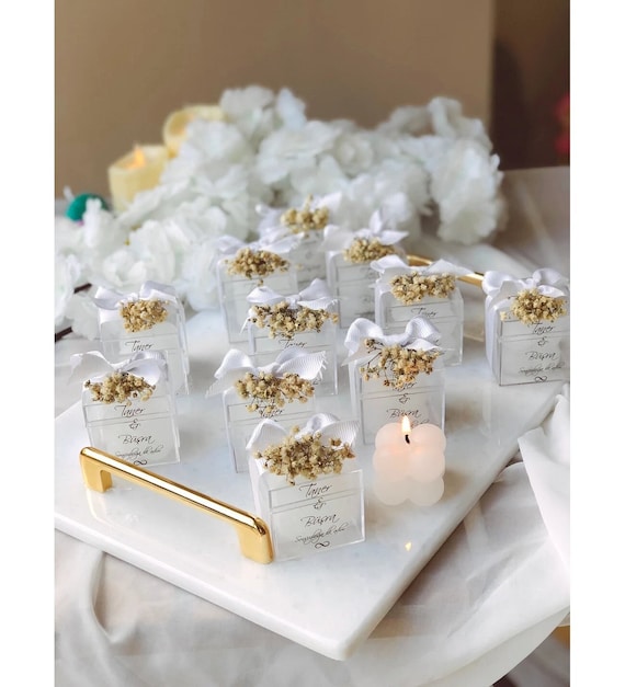 mini candle favors
