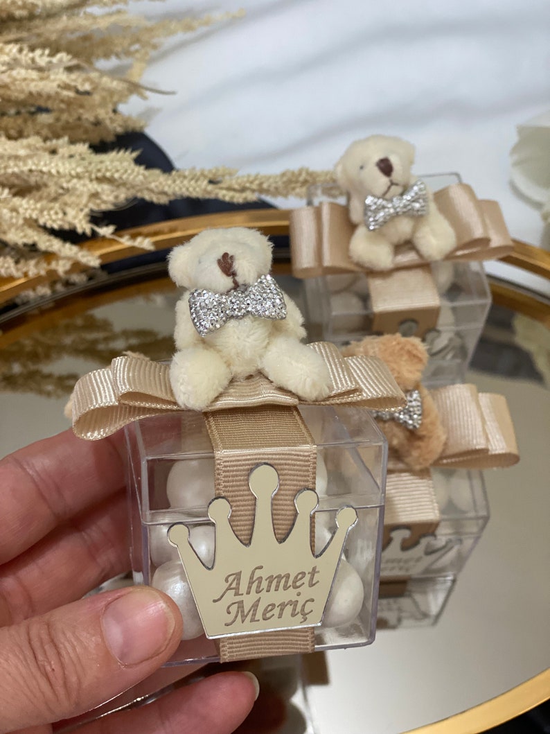 Teddy Bear Baby Shower Gift Boxes Boy Baby Shower Boxes Etsy