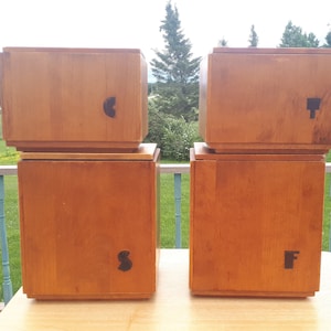 Baribo Maid - Container set - Sugar, Flour, Tea, Coffee