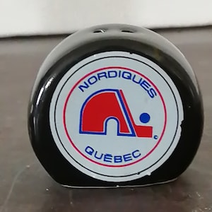 Quebec Nordiques Salt Shaker - Defunct NHL Team