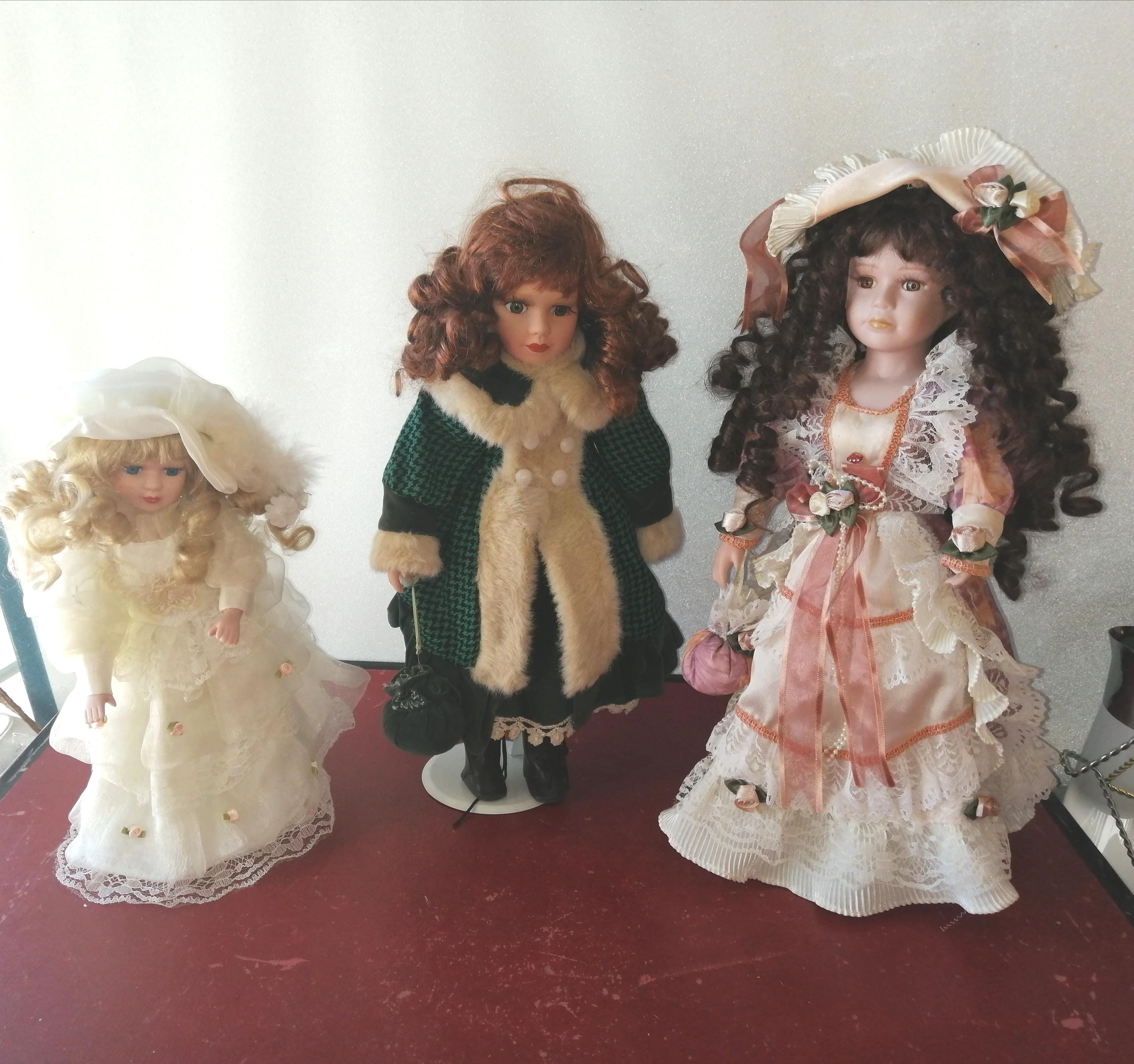 Porcelain Dolls - Berthe, Jacinthe and Nicole - Etsy Porcelain Dolls - Berthe, Jacinthe and Nicole - Etsy