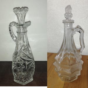 Carafe D'huile En Verre Clair Avec Bouchon 250 Ml