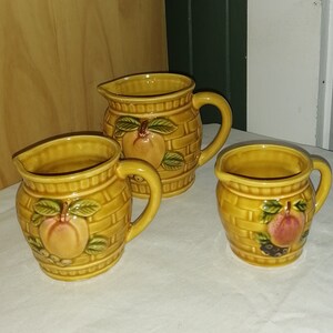 Set of 3 JAPAN ceramic measuring cups