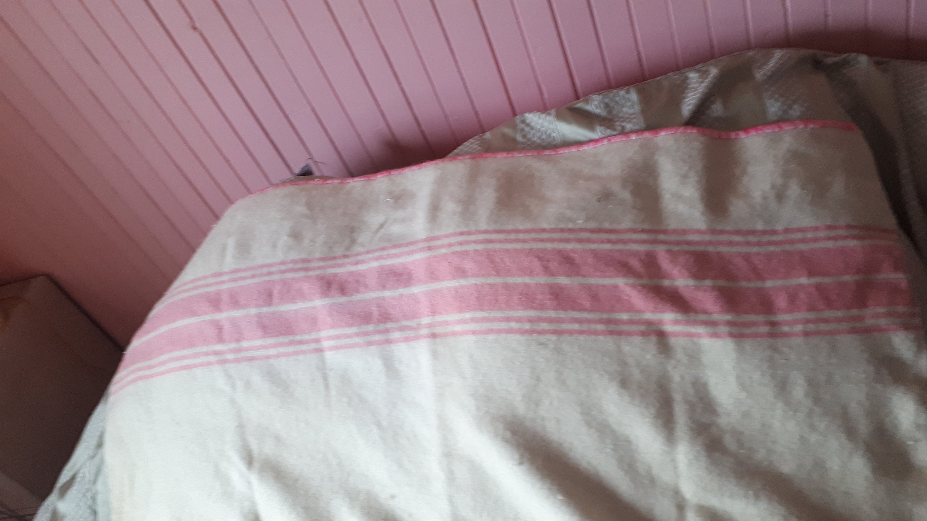 Très grande couverture 100% laine