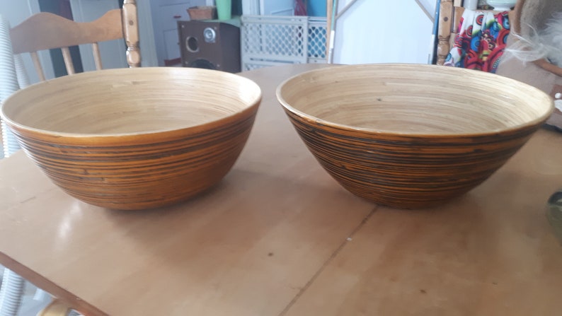 Bamboo bowl image 1