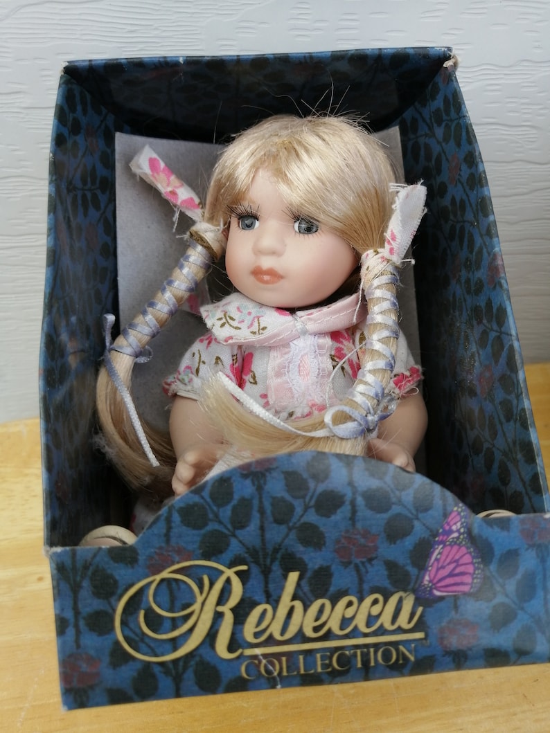 6 Miniature Porcelain Dolls Rebecca Collection - Etsy